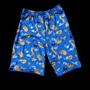 Cartoon Network Blue Boys Adventure Time Pajama Shorts